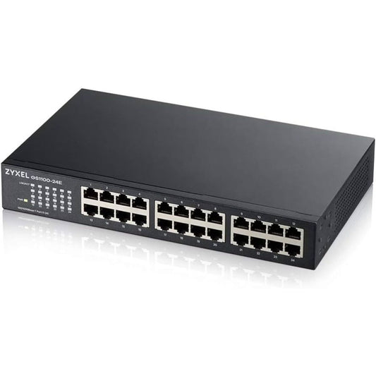 ZYXEL SWITCH UNMANAGED 24 PORTE GIGABIT, DESIGN SENZA VENTOLE, DESKTOP/RACK