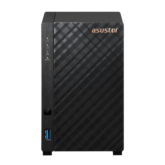 NAS ASUSTOR AS1102TL X 2 HDD 3.5"SATA3 6GB/S >NO HD< QUAD CORE 1.7GHZ-1GB DDR4 (NO ESPANDIBILE) 1P 1GBE-2P USB3.2