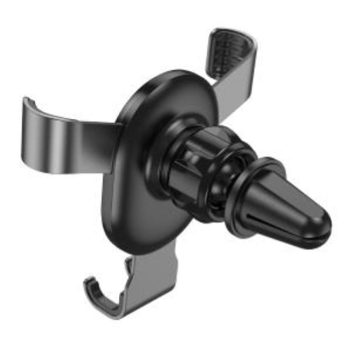 Supporto auto grav. CA56 Plus "armor metal" nero per bocchetta aria