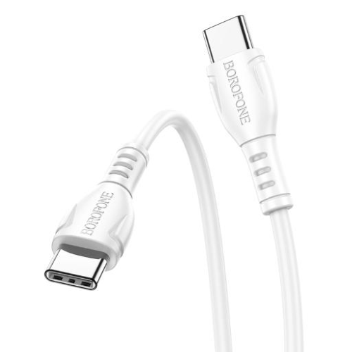 Cavo dati/ricarica BX51 "Triumph" bianco 60W type C/type C