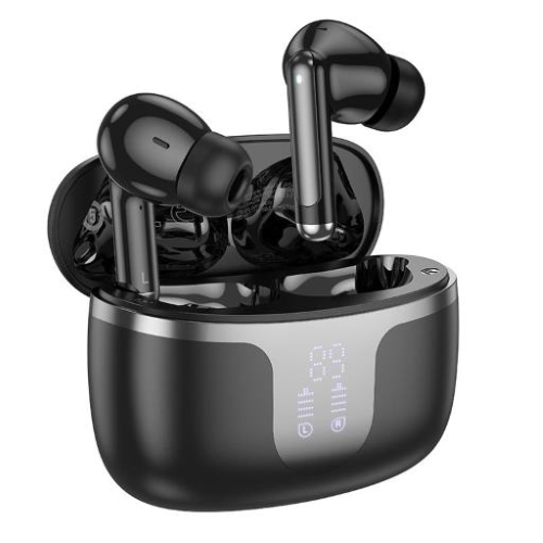 Auricolari TWS EQ10 Plus ANC+ENC con base ricarica BT 5.4