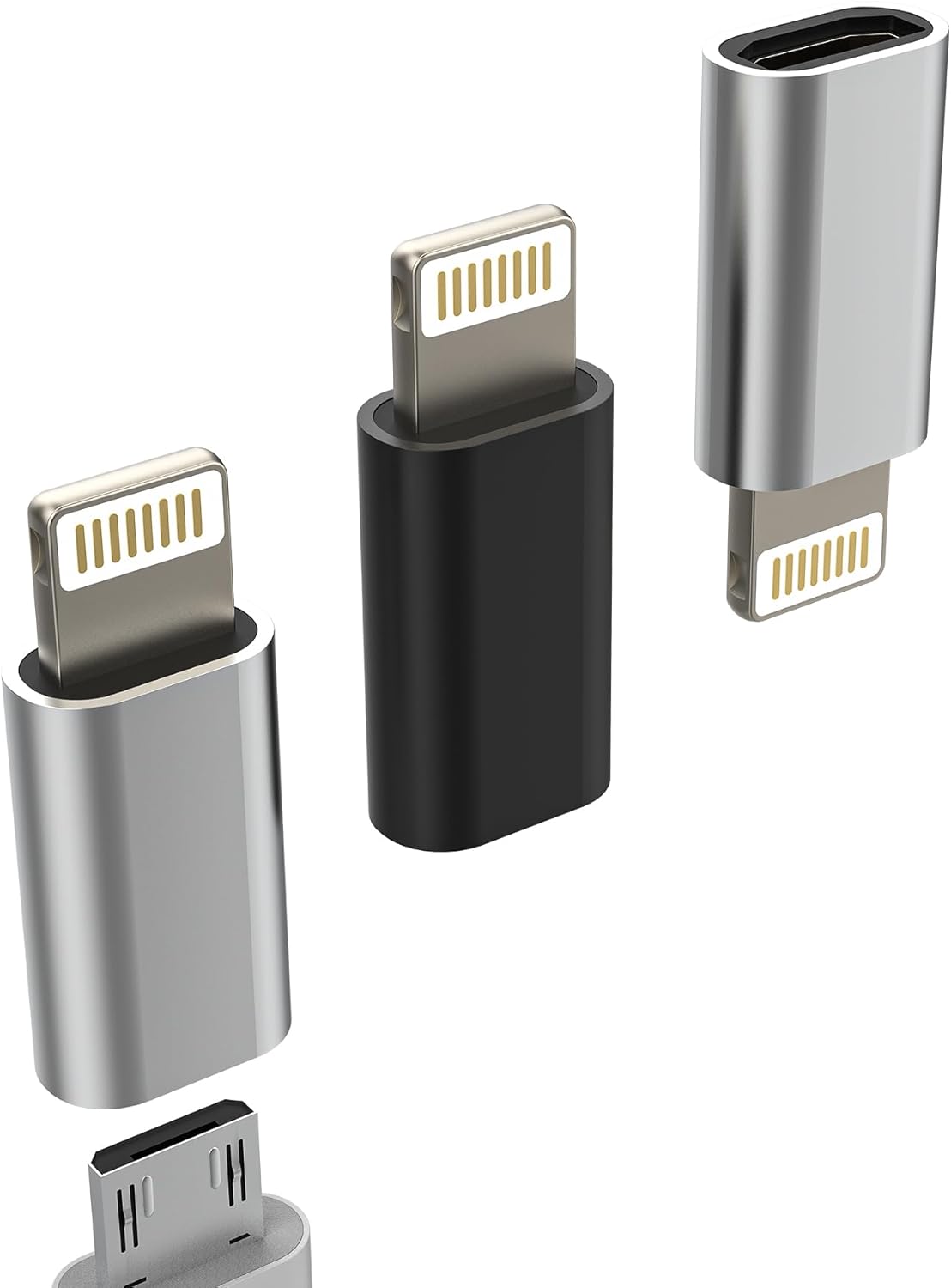 Adattatore Micro Usb to Tipe C /Micro Usb to Lightning