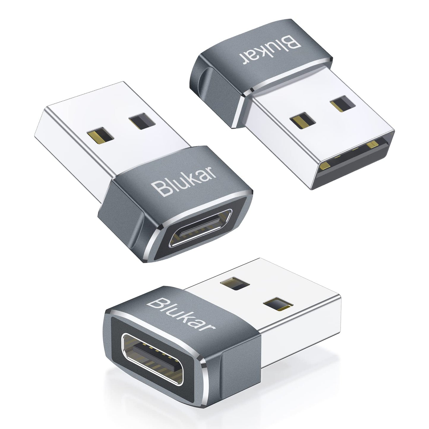 BLUCAR USB C TO USB A ADAPTER 3PEZZI