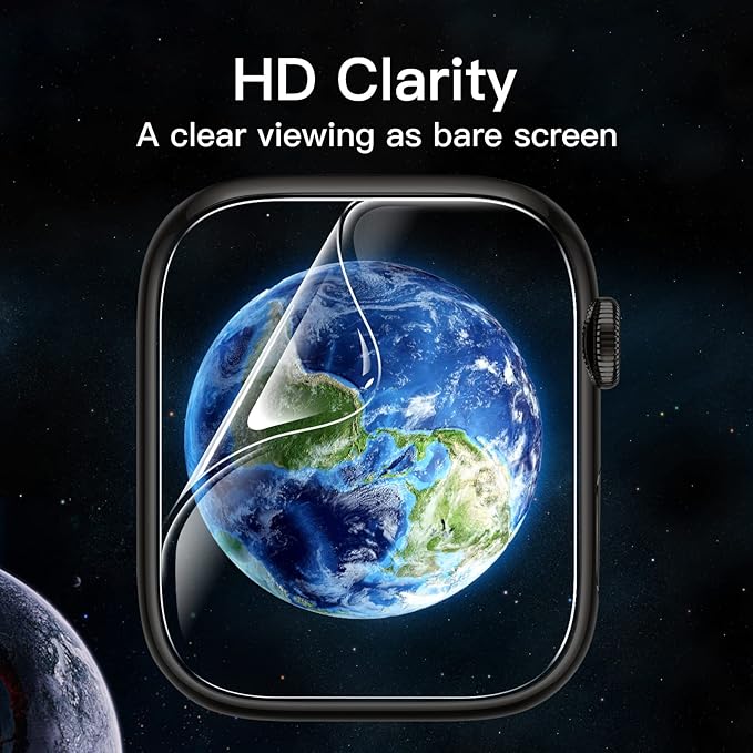 JETech Pellicola Protettiva per Apple Watch Series 9/8/7 45 mm