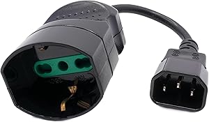Mach Power Cavo di Alimentazione per UPS - Spina IEC/SCHUKO, 15 centimetri,