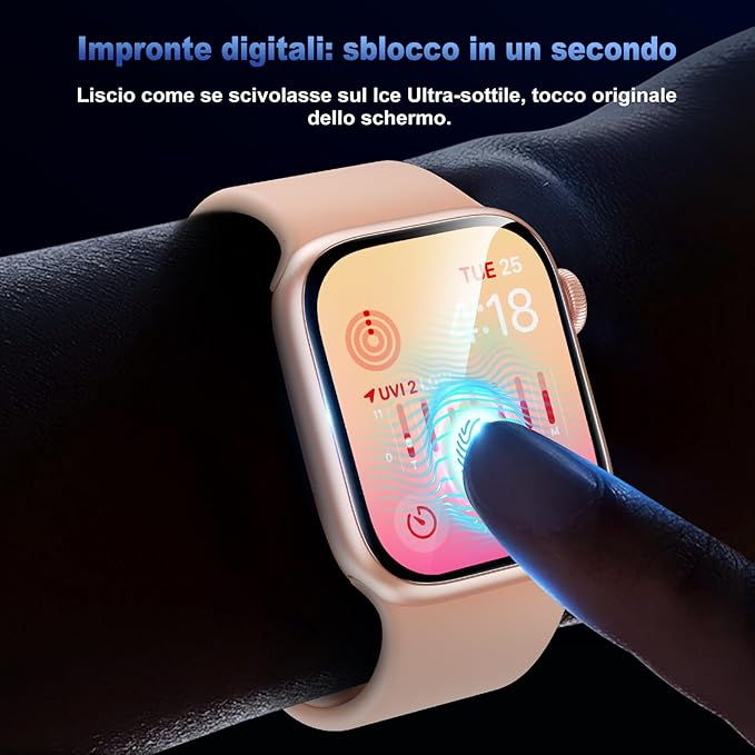 Protezione dello schermo-TPU flessibile per la protezione dello schermo di iwatch
