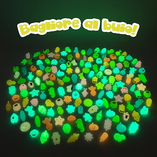 Squishy Piccoli Gadget BONNYCO | Mini Giochi Regalini Fine Festa Compleanno Bambini in due versioni