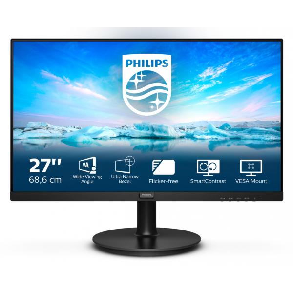 Philips V Line 271V8L/00 LED display 68.6 cm (27") 1920 x 1080 Pixel Full HD Nero