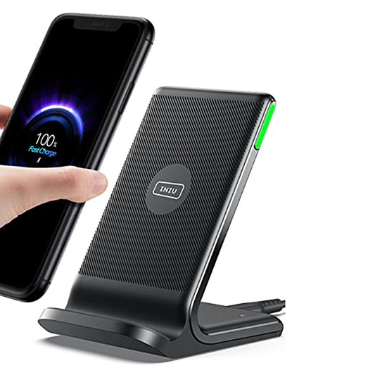Caricatore Wireless, INIU 15W Certificato Qi Ricarica Rapida Wireless Phone Charger Holder Wireless Luce adattiv