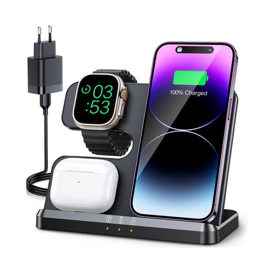 Caricatore Wireless 3 in 1 Compatibile