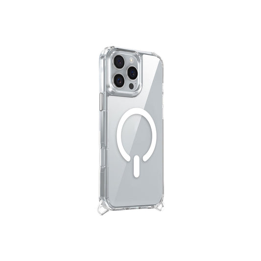 Cover Rigida Trasparente Magnetica con Ganci per Iphone 15 Pro