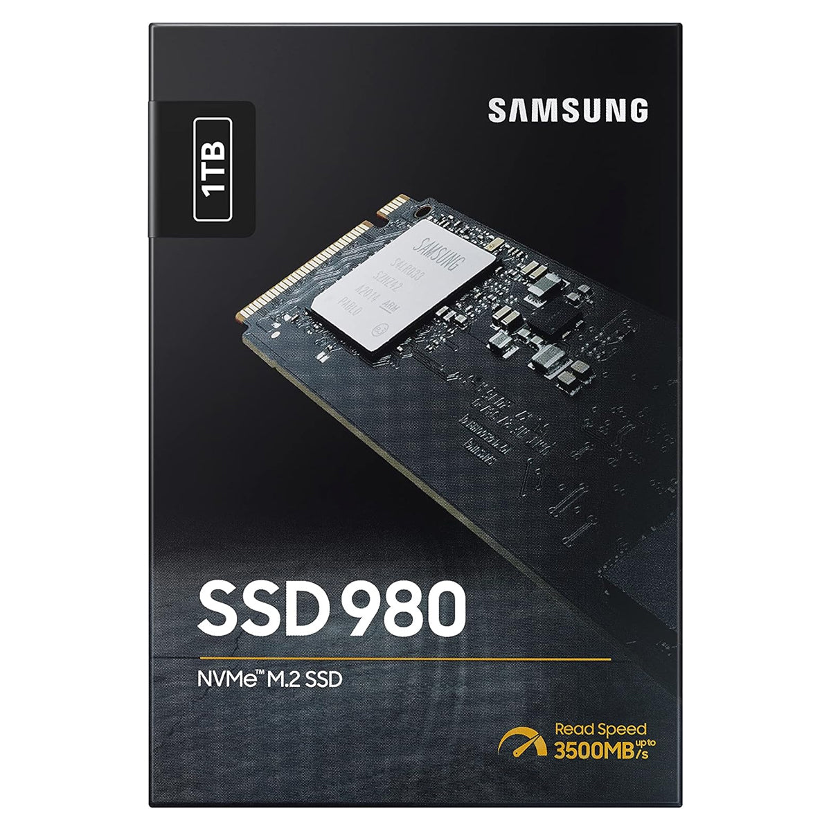 Samsung 980 1 TB PCIe 3.0 (up to 3.500 MB/s) NVMe M.2 Internal Solid State Drive (SSD) (MZ-V8V1T0BW)