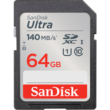 SanDisk Ultra MicroSD 64GB C10 UHS-I SDXC 140MB/s