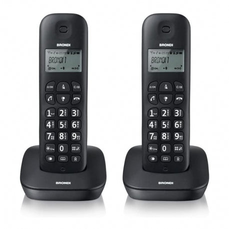BRONDI GALA TWIN (NERO) - TELEFONO CORDLESS DOPPIO