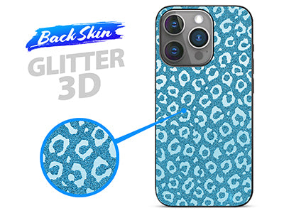 Pellicole BACKSKIN per plotter Easyfit Glitter 3D Maculato Blu