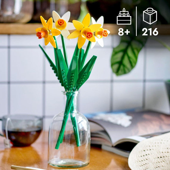 Lego The Botanical Collection - Narcisi - Lego 40747 Bouquet di Fiori Artificiali Anni 8+ 216pz