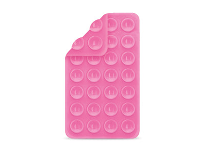 Supporto a Ventosa in Silicone per Smartphone Rosa