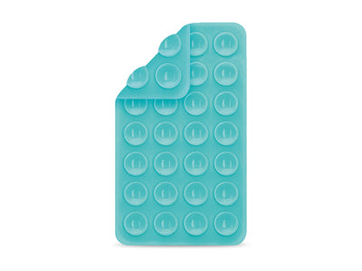Supporto a Ventosa in Silicone per Smartphone Verde Acqua