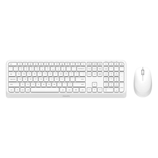 Philips 3000 series SPT6307W/34 tastiera Mouse incluso RF Wireless QWERTY Inglese Bianco