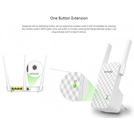 Tenda A9 - Home Wireless Extender N300
