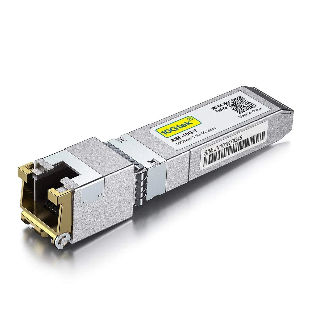 10Gtek 10Gb SFP+ RJ45 Modulo, 10Gbase-T SFP+ Transceiver Compatibile per HPE