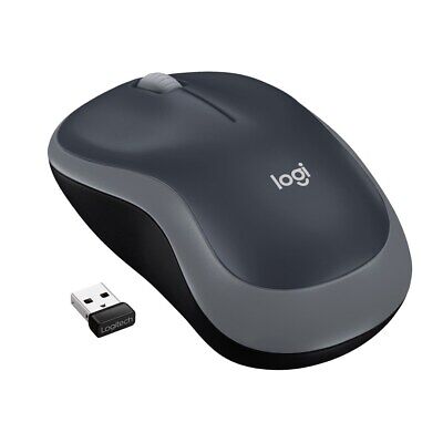 MOUSE LOGITECH OPTICAL CORDLESS M185 GREY