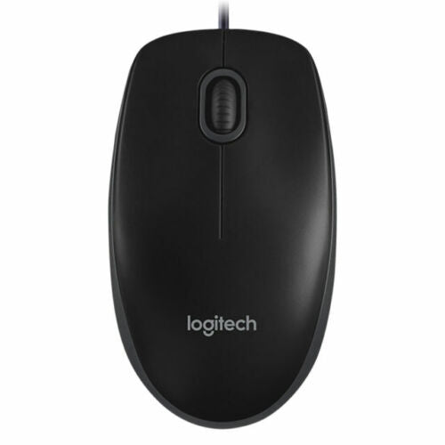 Mouse USB Logitech B100 3 Pulsanti Nero 1,8 Metri