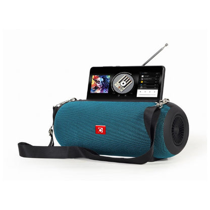 TECHMADE GEMBIRD CASSA SENZA FILO PORTATILE CON ANTENNA GREEN