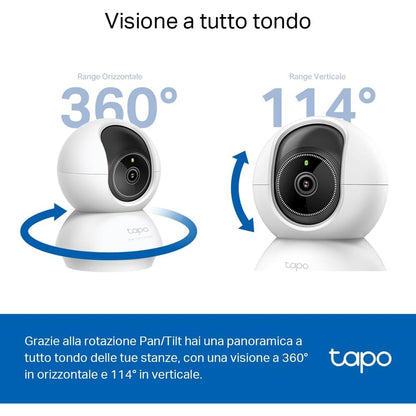 Tapo C230 3K 5MP Telecamera Wi-Fi Interno