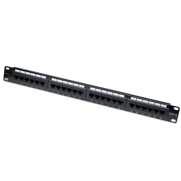 Pannello Patch UTP 24 Posti RJ45 Cat.6 Techly