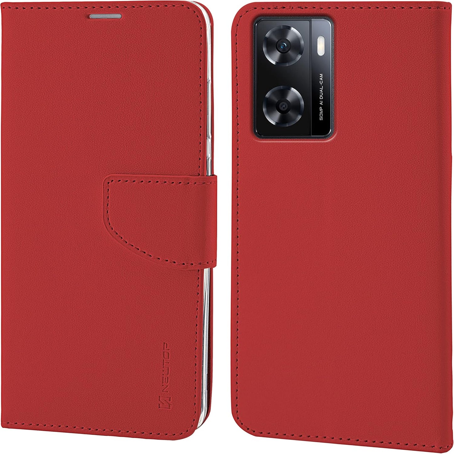 Cover Compatibile a Portafoglio con OPPO A57 4G 5G - A77 5G 2022 - A57S