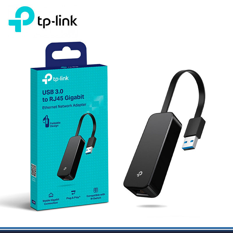 Adattatore di rete da usb Tp-link UE306 Convertitore multimediale Nero [UE306]