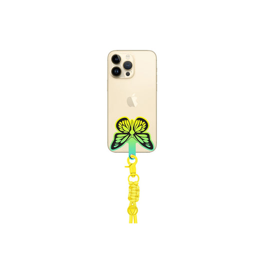 Laccio da collo dotato di gancio ed emoji farfalla vari Colori (1pezzo)