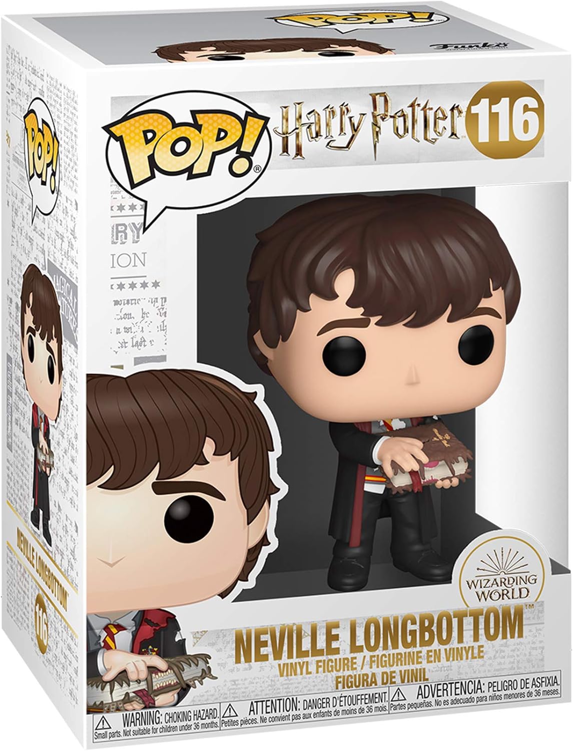 FUNKO Harry Potter HP Neville w/Monster Book