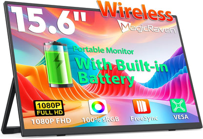 Schermo portatile wireless 8000mAh alimentato a batteria