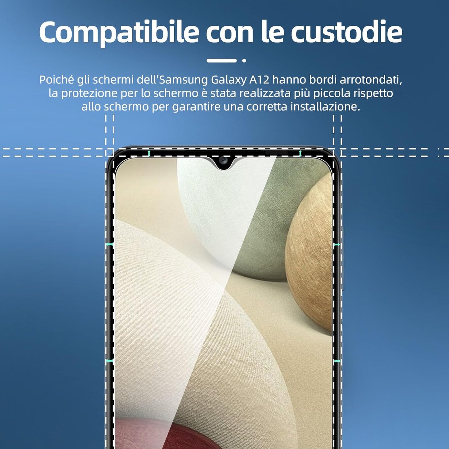 Pellicola protettiva Samsung A12/A32/A02 5G (1pezzo)