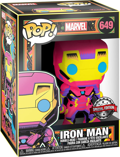 FUNKO Black Light Iron Man