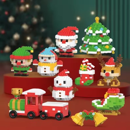 Blocchi di costruzione di Babbo Natale