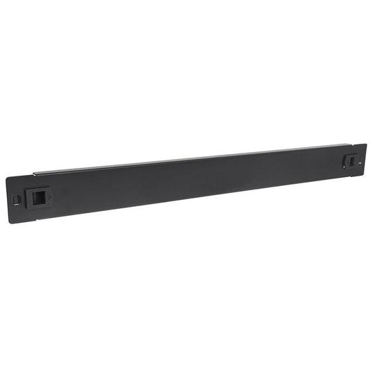 Pannello Cieco Toolless a Clip per Armadi Rack 19" 1U Nero