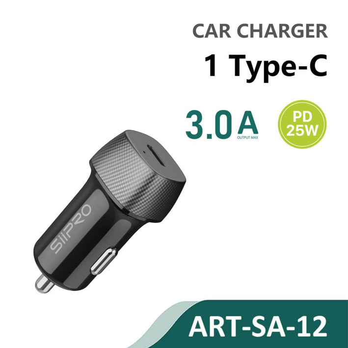 Caricatore Auto Universale Type-C - 3.0A - PD25W - SIIPRO SA-11/12