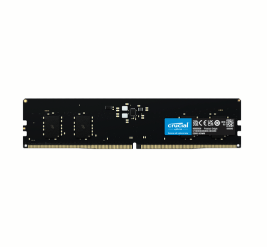 Ram UDIMM DDR5 8GB Crucial CT8G56C46U5 5600Mhz CL46 Nero