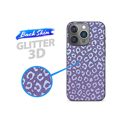 Pellicole BACKSKIN per plotter Easyfit Glitter 3D Maculato Viola