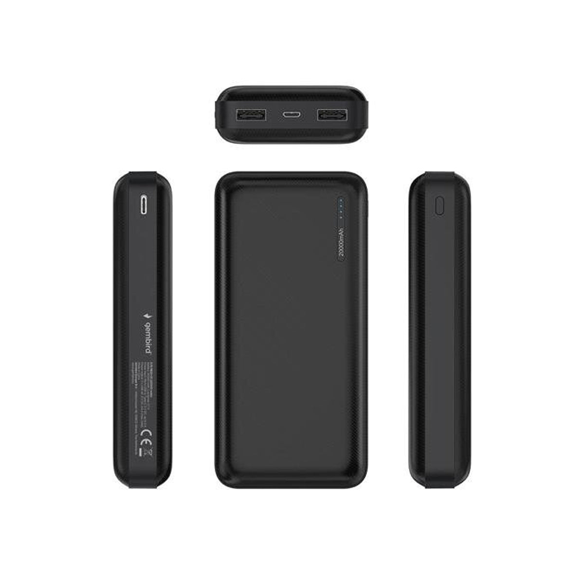 Power Bank da 20000 mAh Nero
