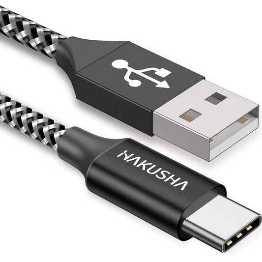 Cavo USB Tipo C Nylon Ricarica Rapida per Android 2.50m