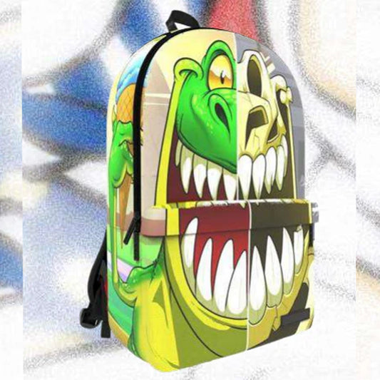 Zaino SPACEJUNK SPLIT T-REX FOSSIL ICE CREAM BACKPAC