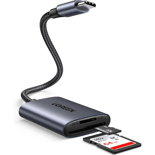 Lettore Schede USB C SD TF Adattatore Micro SD OTG Card Reader in Allumino