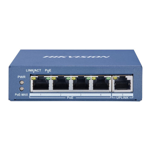 Switch Hikvision 4 POE 1000M + 1 1000M