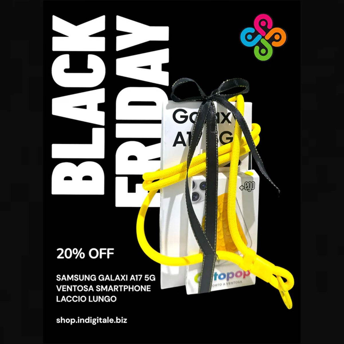 BLACKFRIDAY Samsung Galaxy A17 5G + Ventosa  per Smartphone + Laccio lungo