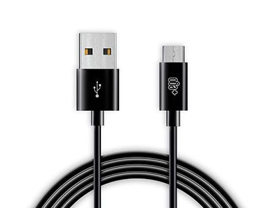 Cavo Dati e Ricarica Usb A - Micro USB Nero 1 mt.