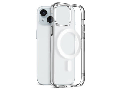 Cover Magnetica  iphone 15 Trasparente CLEAR MAG